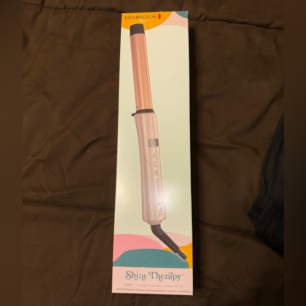 Remington’s 1’’ straight barrel wand ceramic infused